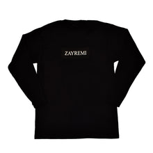 Load image into Gallery viewer, Signature Zayremi Long Sleeve T-shirt in Black