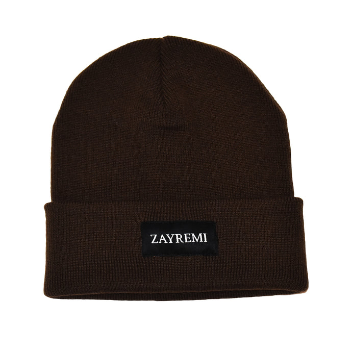 Brown Signature Beanie