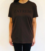 Load image into Gallery viewer, Essential Zayremi T-shirt in Brown