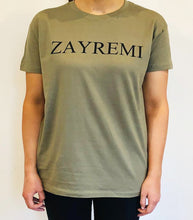 Load image into Gallery viewer, Essential Zayremi T-shirt in Khaki