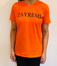 Load image into Gallery viewer, Essential Zayremi T-shirt in Orange