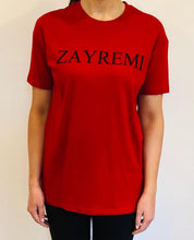 Load image into Gallery viewer, Essential Zayremi T-shirt in Red