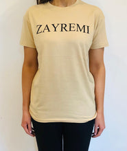 Load image into Gallery viewer, Essential Zayremi T-shirt in Sand