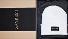 Load image into Gallery viewer, White Signature Beanie