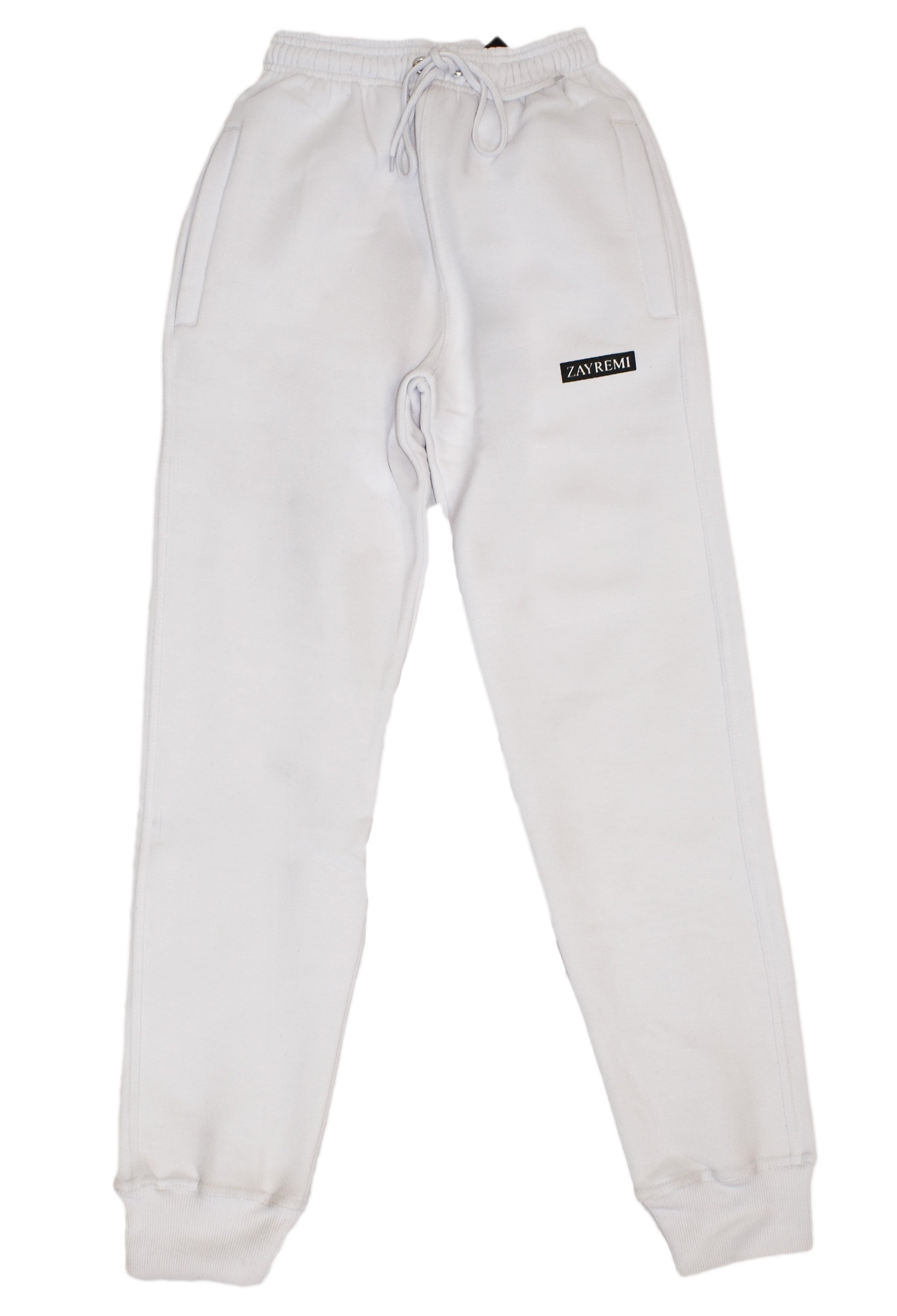 Signature White Joggers