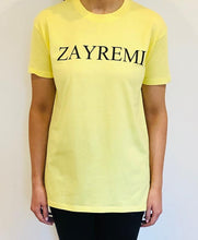 Load image into Gallery viewer, Essential Zayremi T-shirt in Yellow